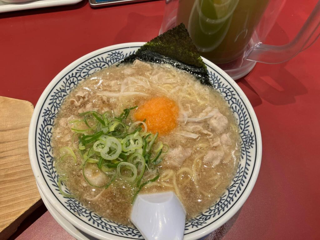 丸源ラーメン肉そば