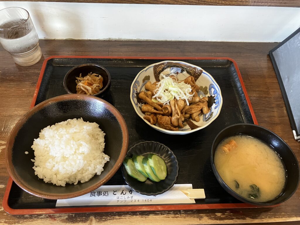 モツ焼き定食